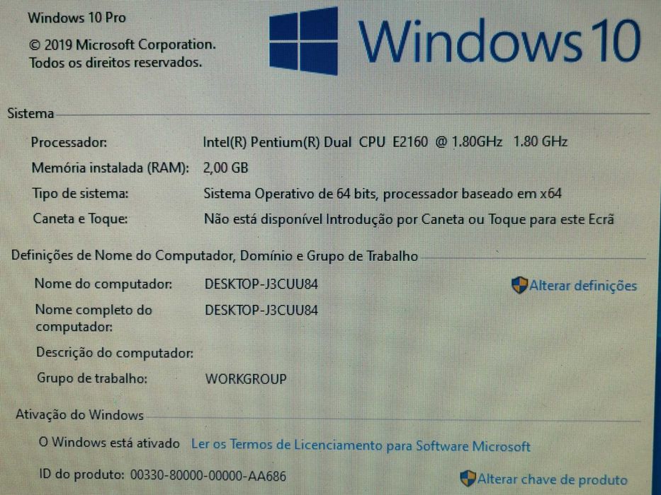 Computador Intel Pentium Dual Core E2160