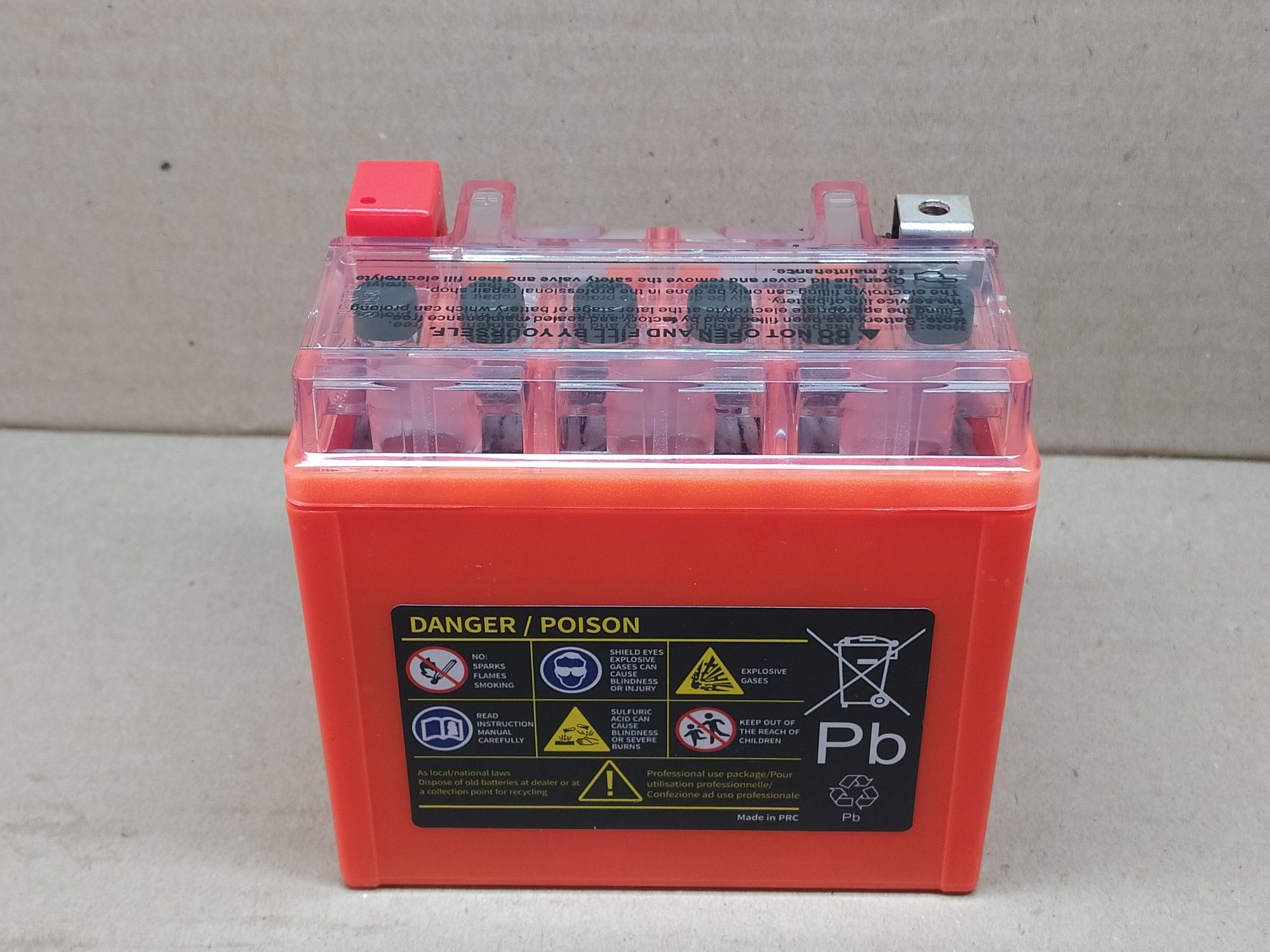 Аккумулятор мото АКБ GEL 12V 5A "OUTDO" 113-70-107mm UTX5L-BS
