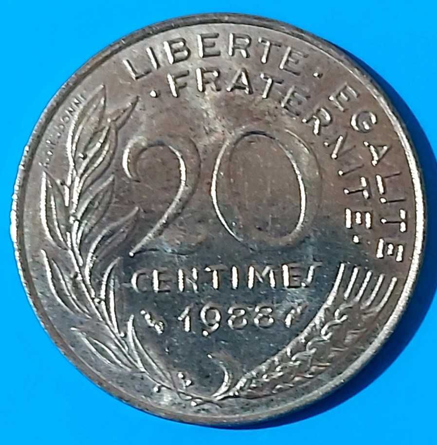 20 Cêntimos de 1988 de França