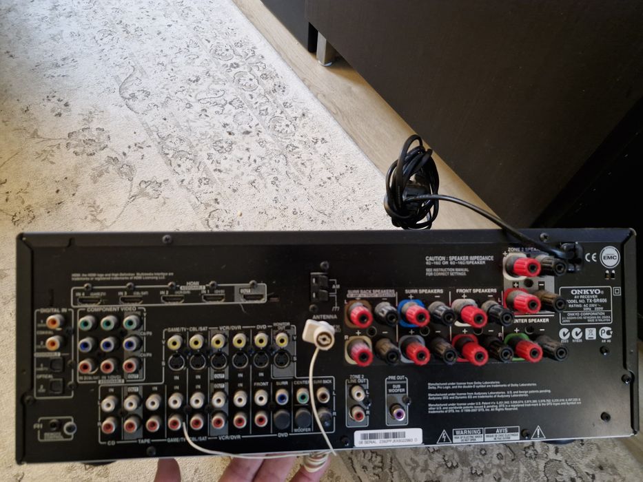 amplificador Onkyo TX-SR606 7.1 A/V Receiver