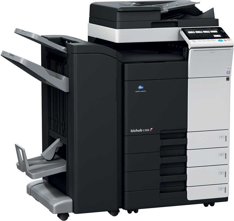 Kopiarka drukarka skaner Konica C308 kolor A3