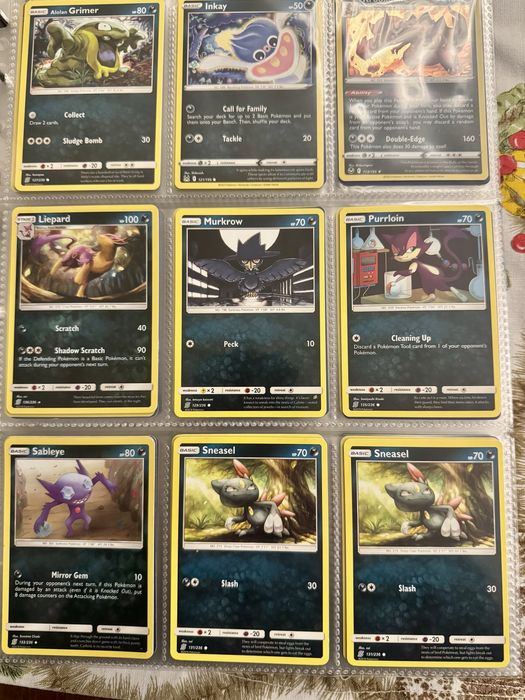 Cartas pokemon varios sets