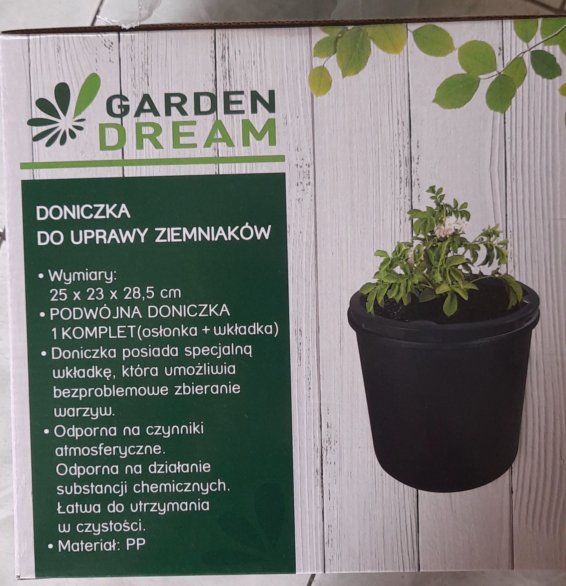 Donica taras balkon uprawa doniczka eko bio wiosna wysiew