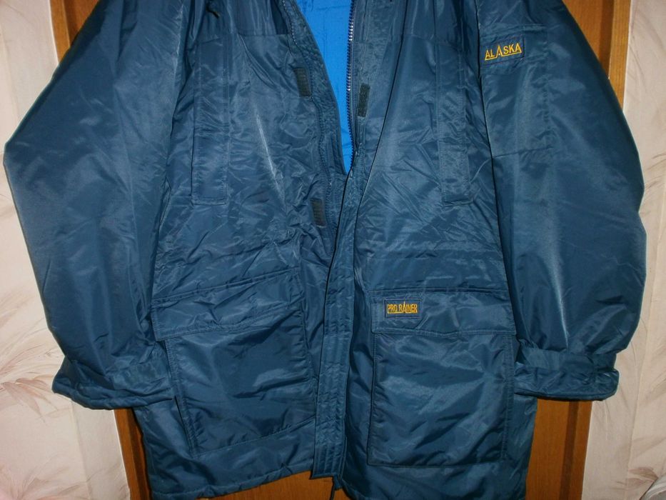 Большой размер. Куртка парка аляска Andes, синяя, наш р. 64. ПОГ-75 см