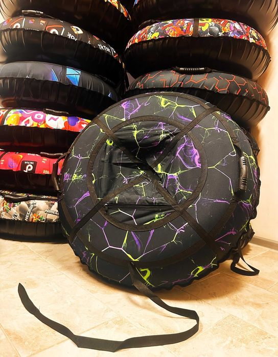 Міцний тюбинг тюбінг таблетка санки надувний зимовий ватрушка плюшка