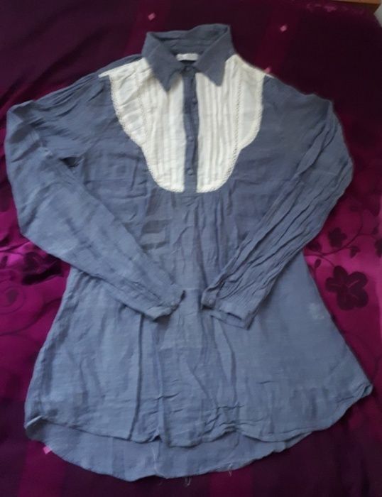 Niebieska koszula M/L oversize