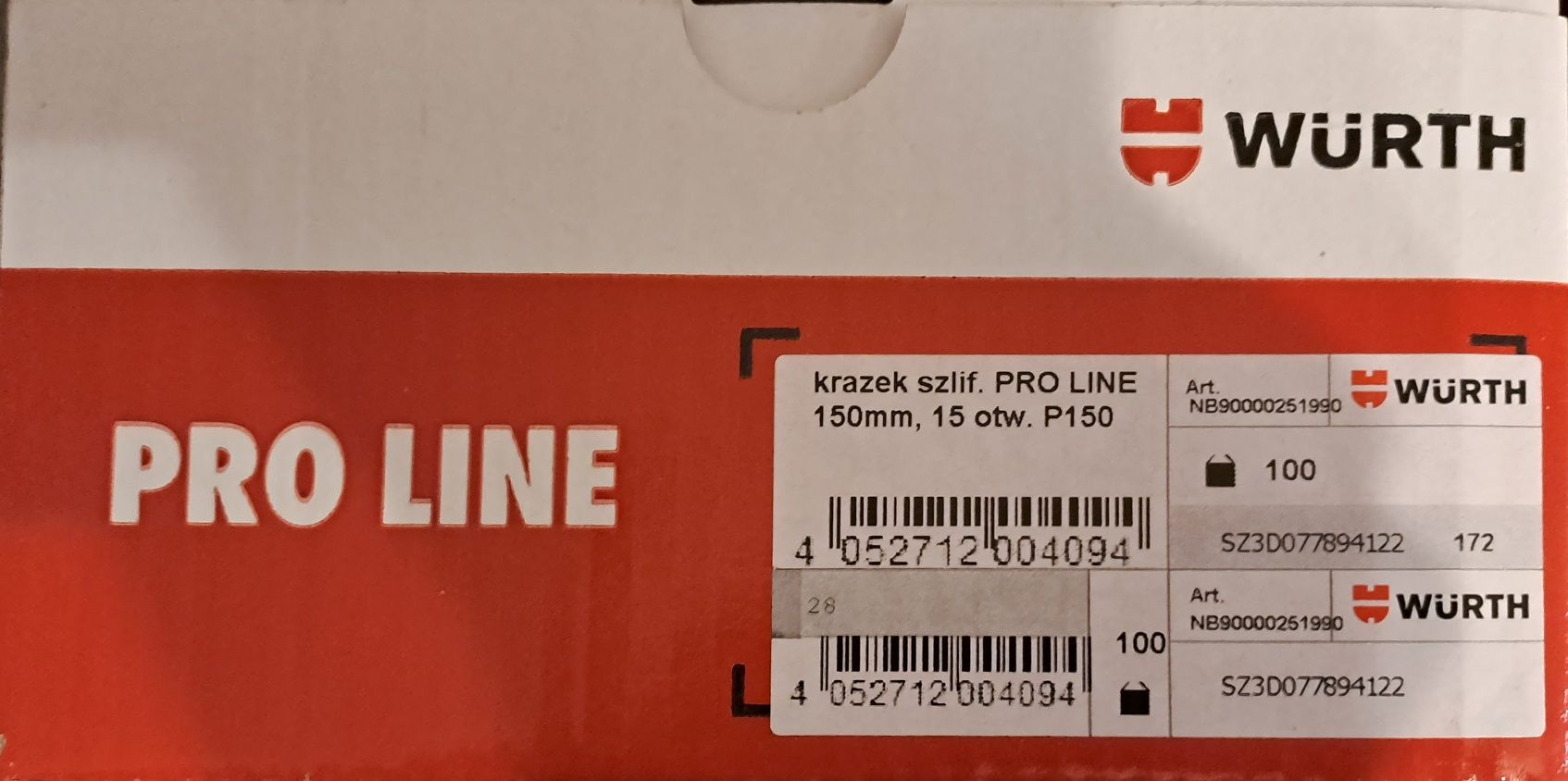 Krążki szlifierskie Wurth średnica 150