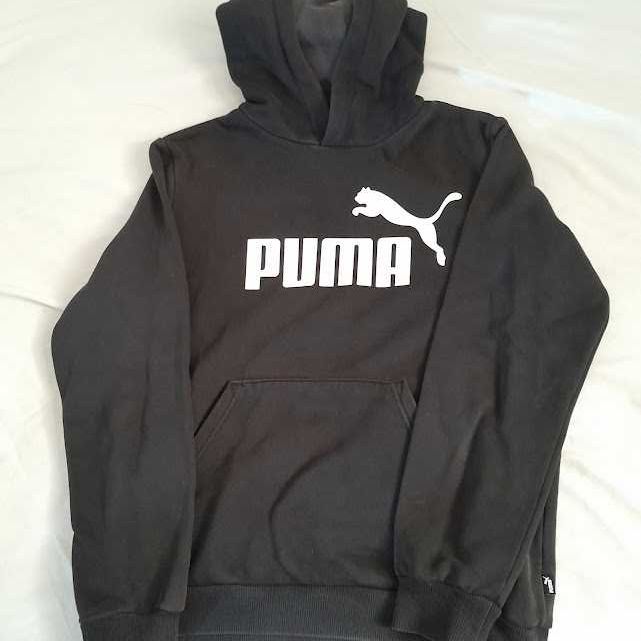 Hoodie Puma preto TEEN