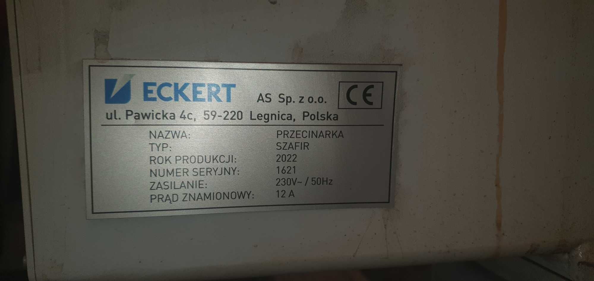 Wypalarka Przecinarka plazmowa ECKERT SZAFIR BL2