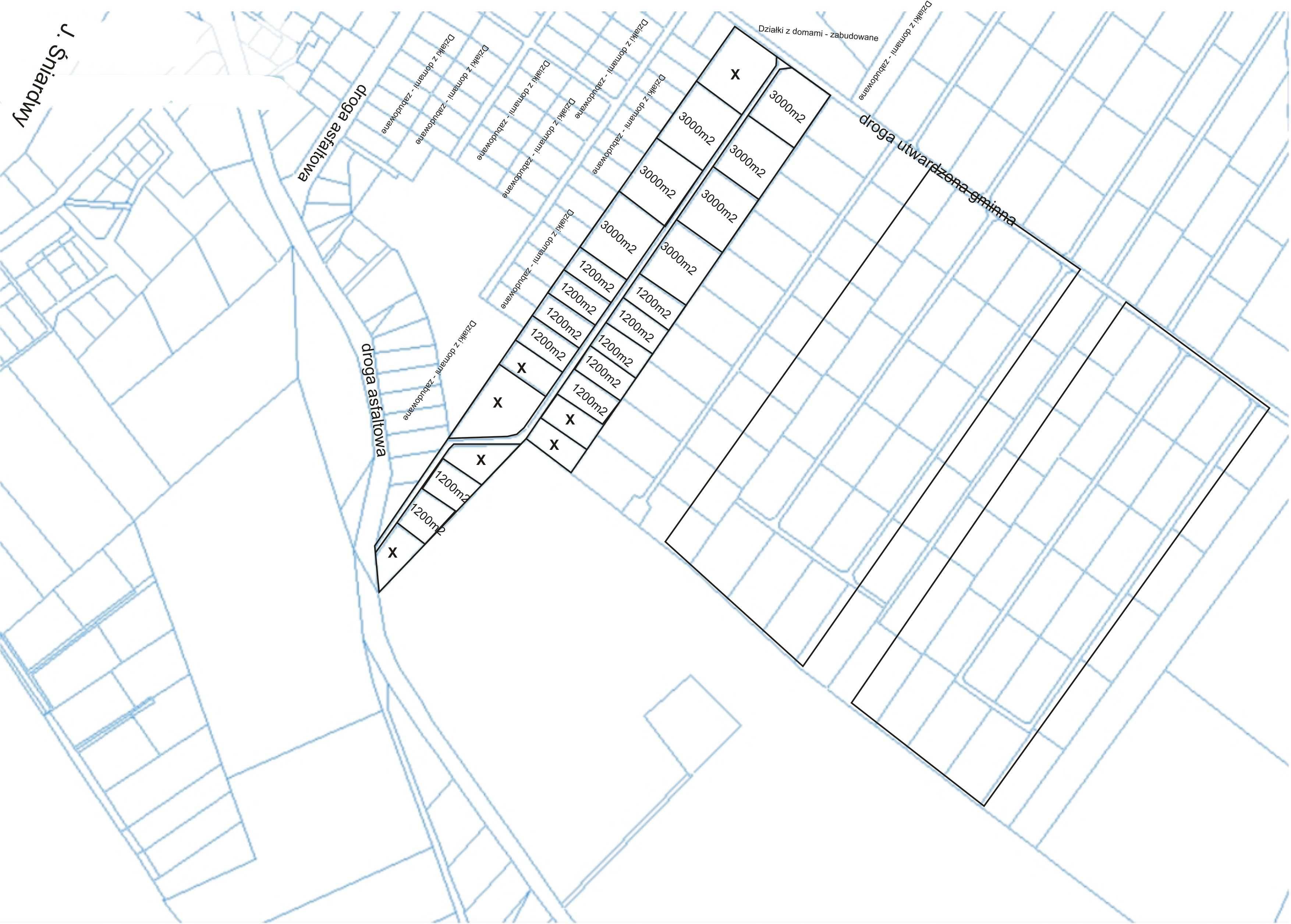 DZIAŁKI REKREACYJNE NA SPRZEDAŻ – 1200 m² – przy jeziorze Śniardwy