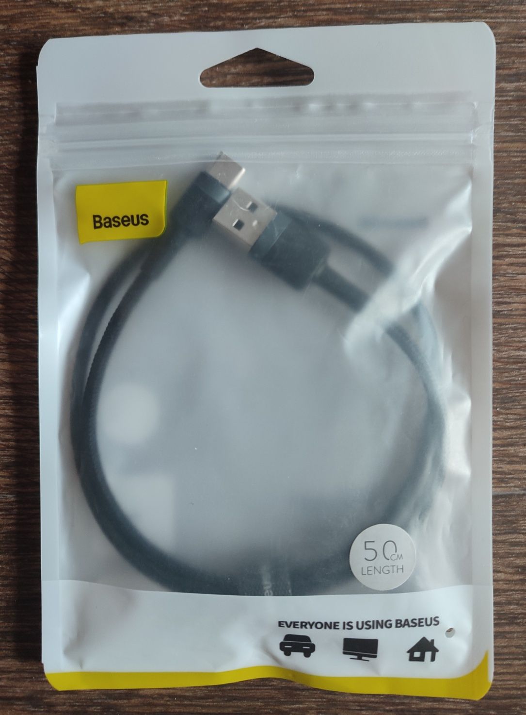 Кабель Baseus Cafule USB to USB Type C 0,5 m  (CATKLF-DG1)