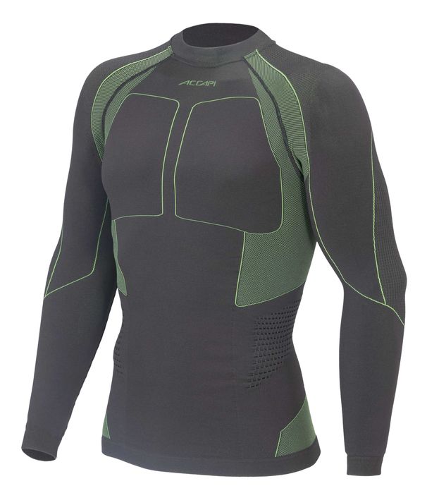 Термофутболка з довгим рукавом чоловіча Accapi Polar Bear, Black/Lime