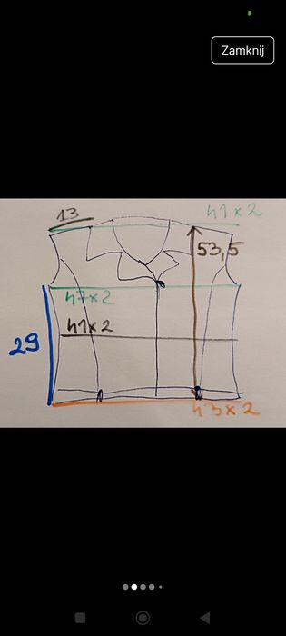 Kamizelka w typie ramoneska wiosna jeansowa biust 47x2 M vintage