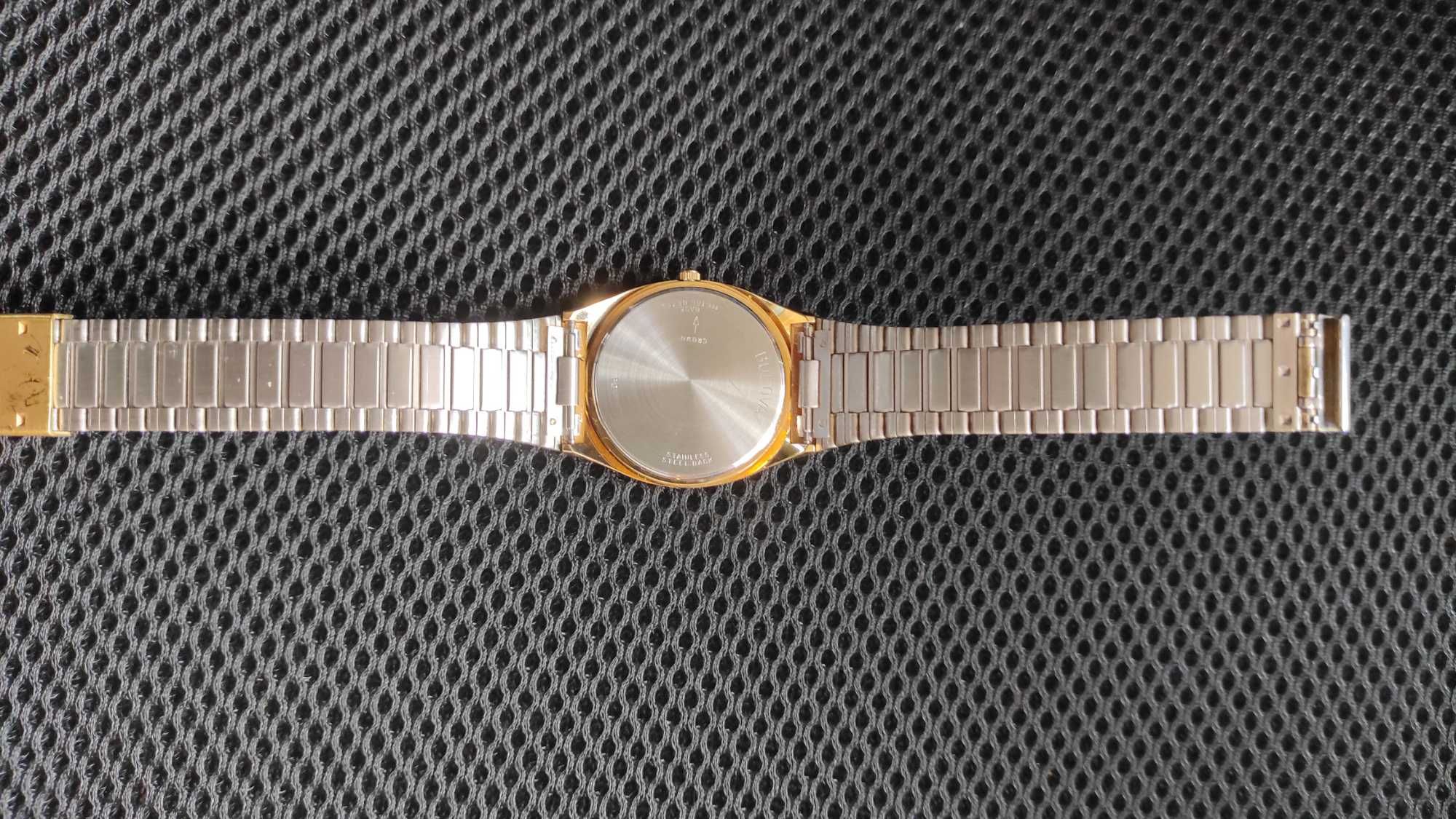 zegarek złoty BULOVA QUARTZ Swiss 714 G T
