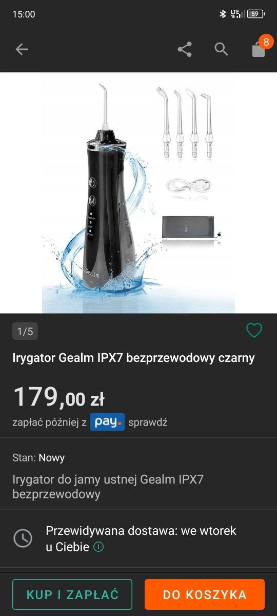 Irygator Gealm IPX7