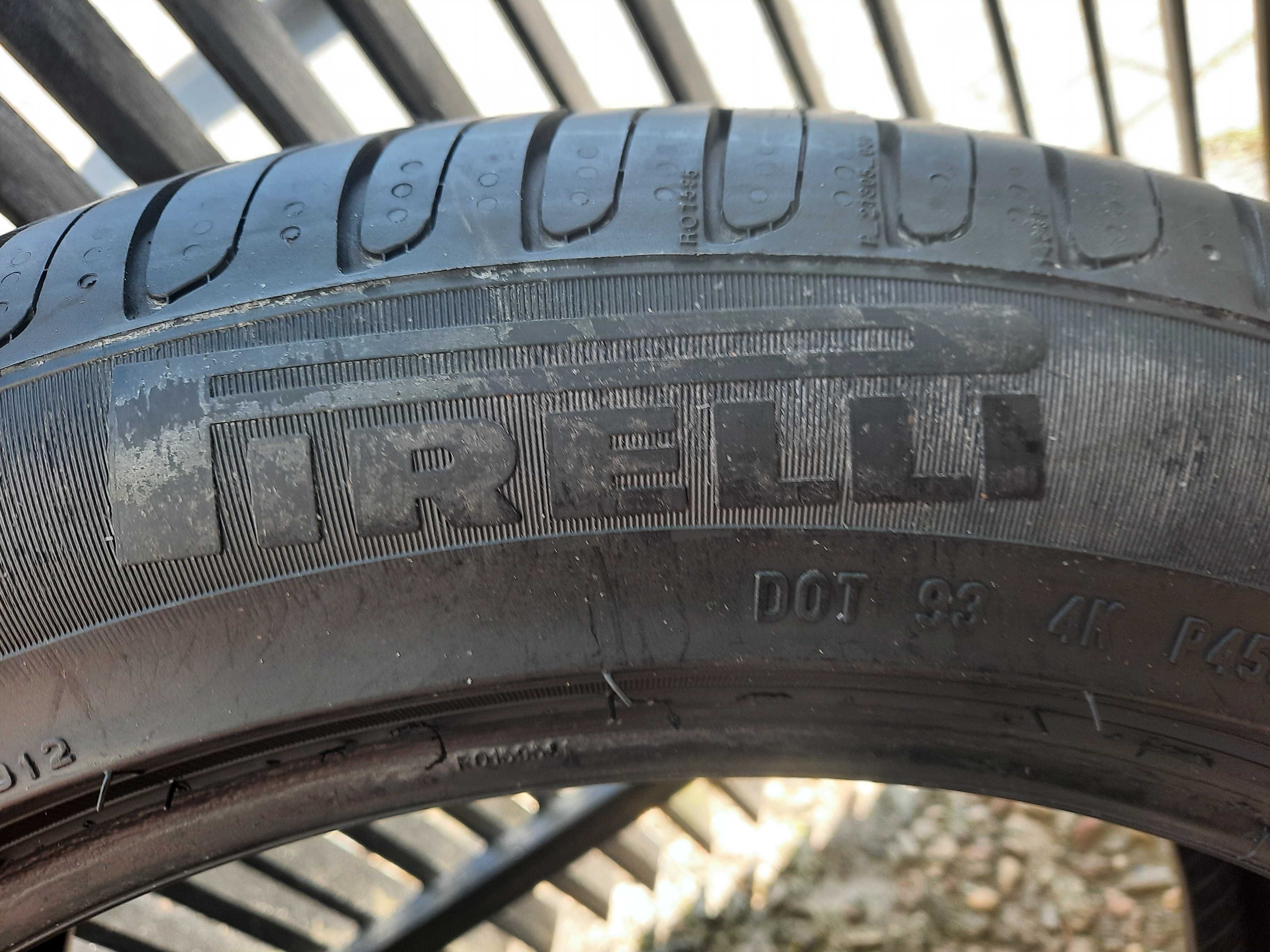 Opony Pirelli p7 255/45/18 run flat