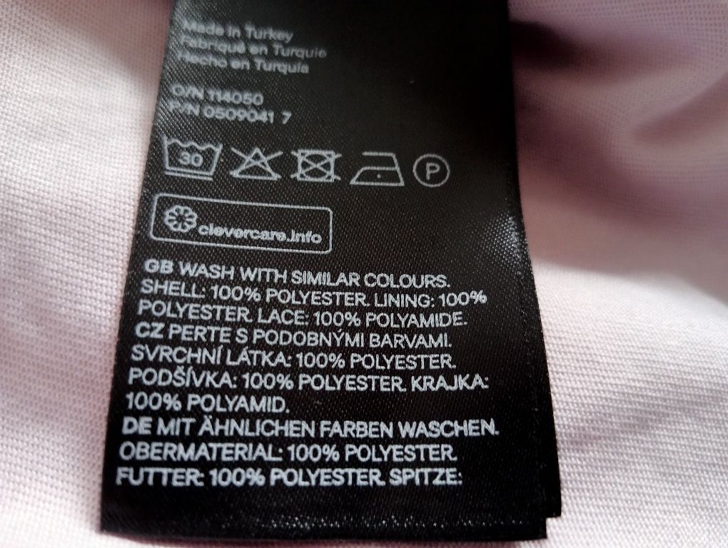 Sukienka szara, elegancka, wiązana, gumka, rozmiar XS, H&M Mama