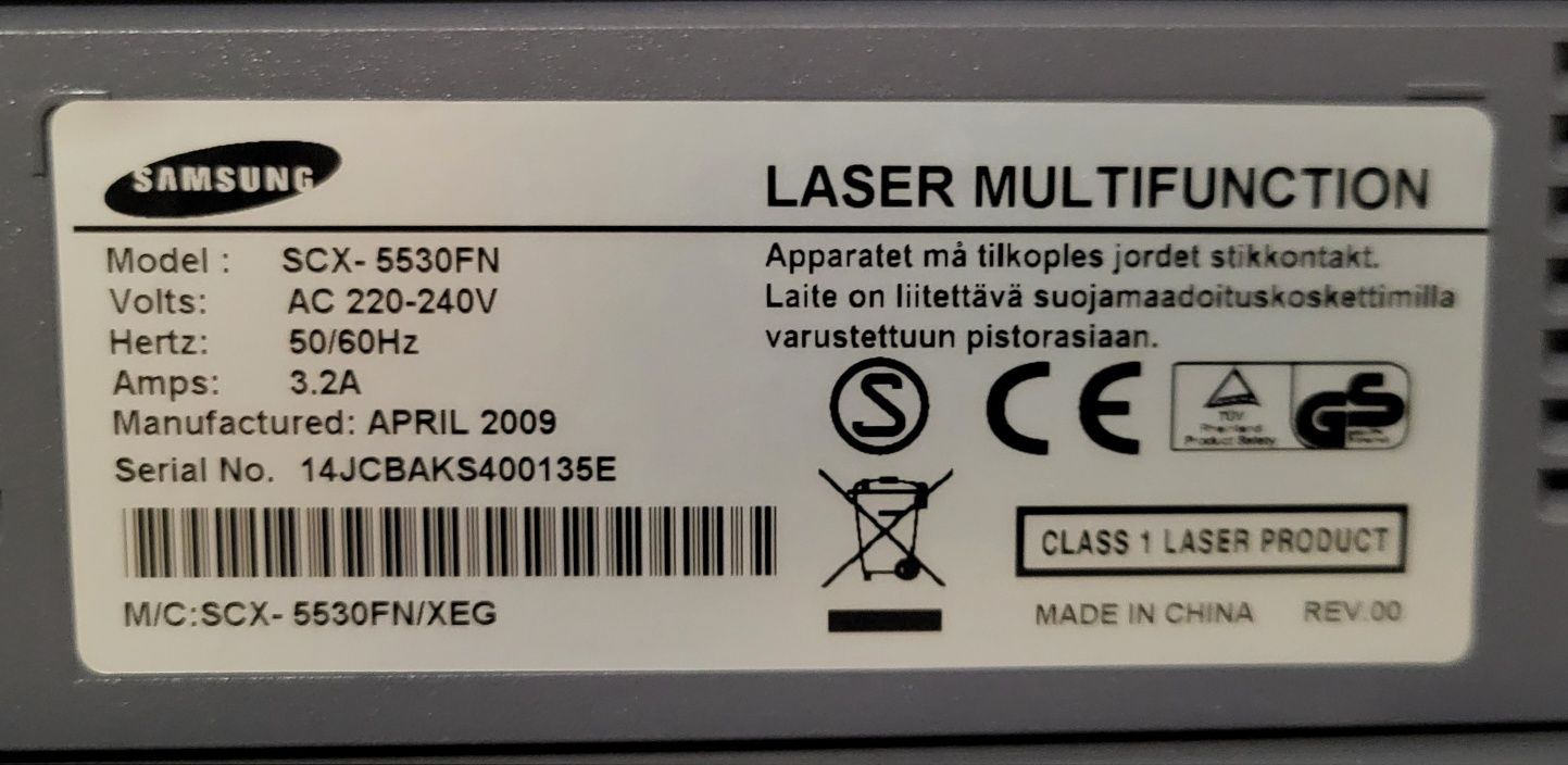 Urządzenie wielofunkcyjne laserowe Samsung