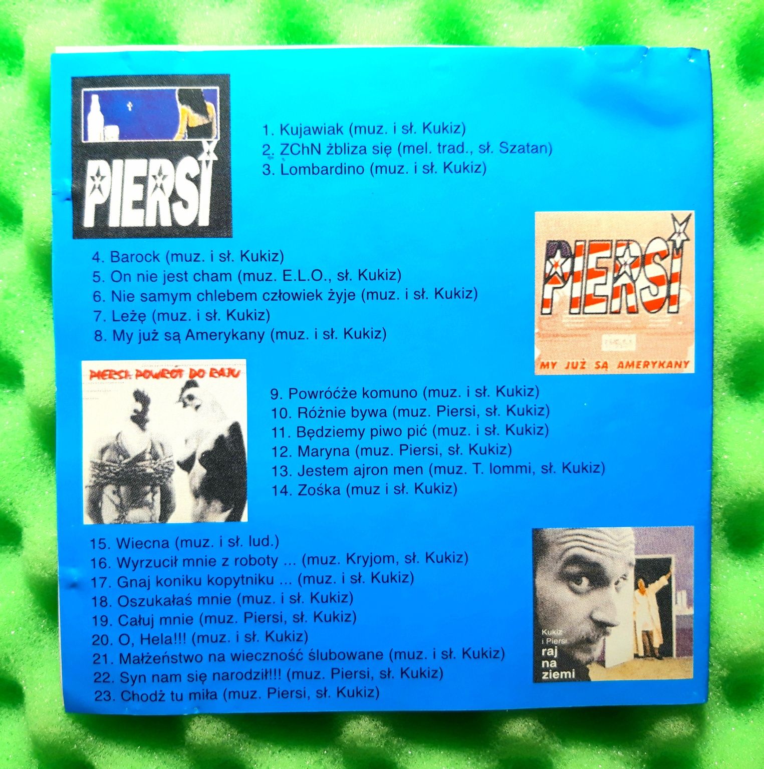 Paweł Kukiz, Piersi – Maryna, Zośka, Hela... The Best Of (CD, 1998)