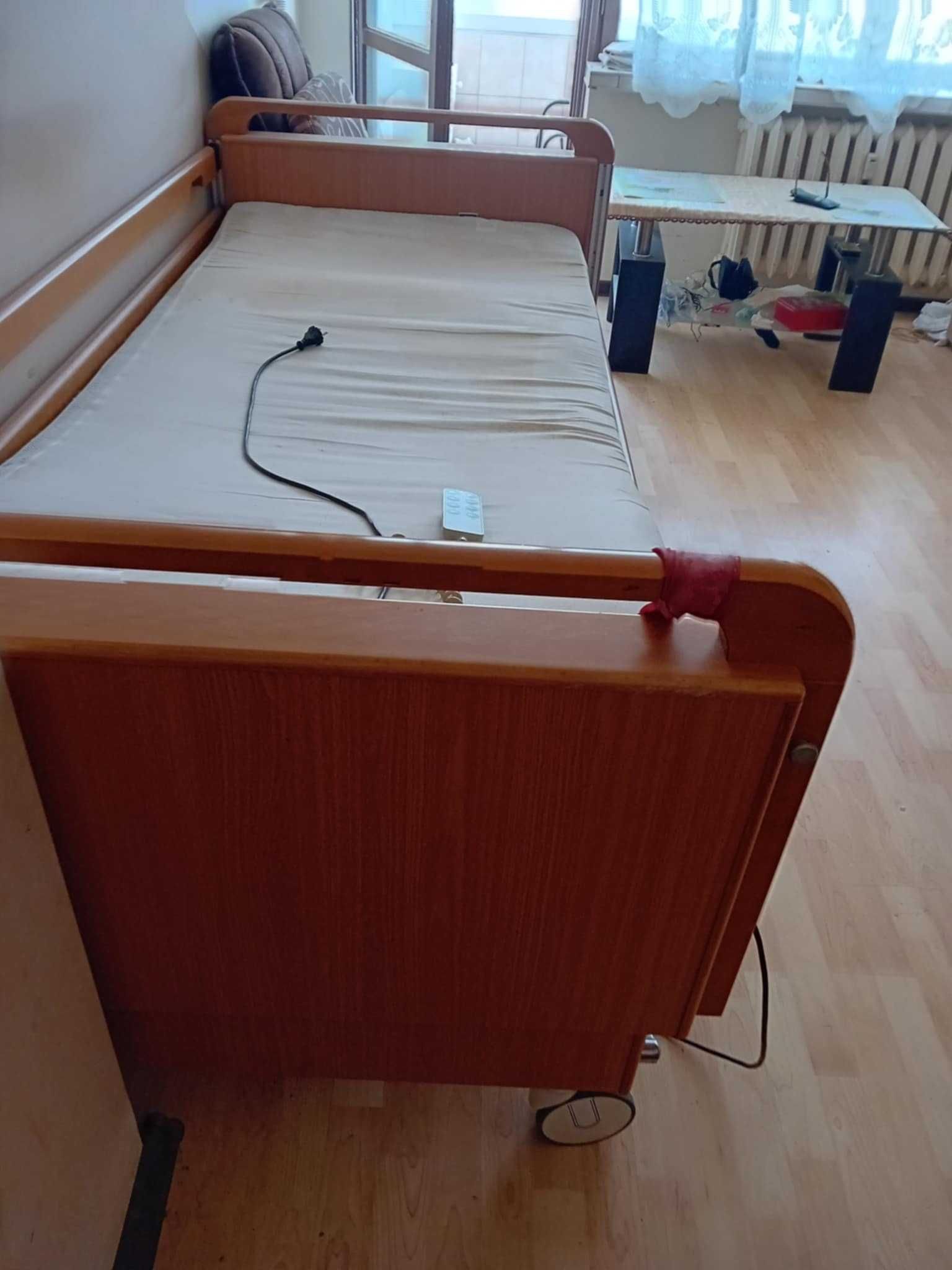 Łóżko regulowane z pilotem