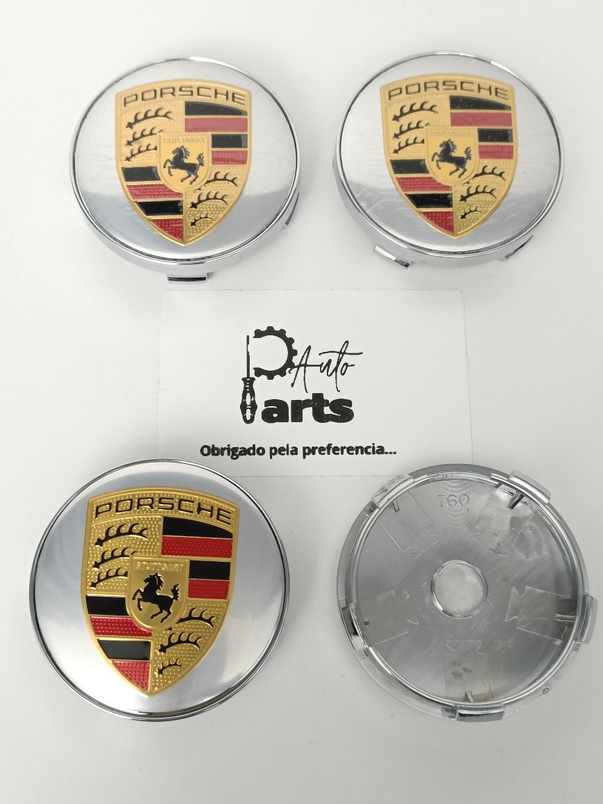 Centros de jante Porsche 60mm