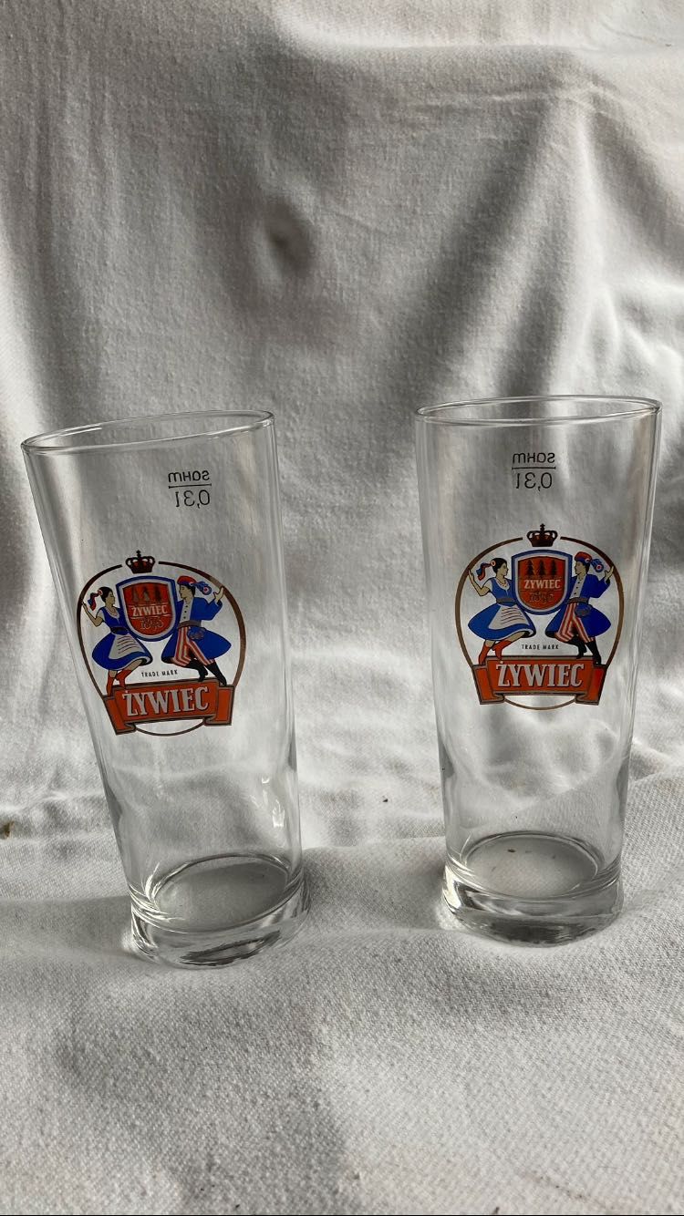 Szklanki do piwa 0,3 L - nowe