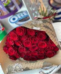 Букет роз, доставка цветов Днепр, свежая роза, цветы