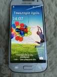 Samsung galaxy s mini telefon biały zbita szybka sprawny