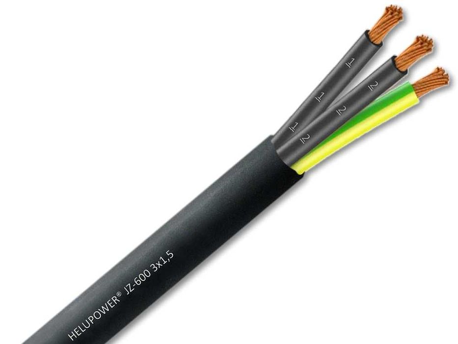 HELUKABEL 1000 RV-K Kabel zasilający 3x1,5mm² PVC