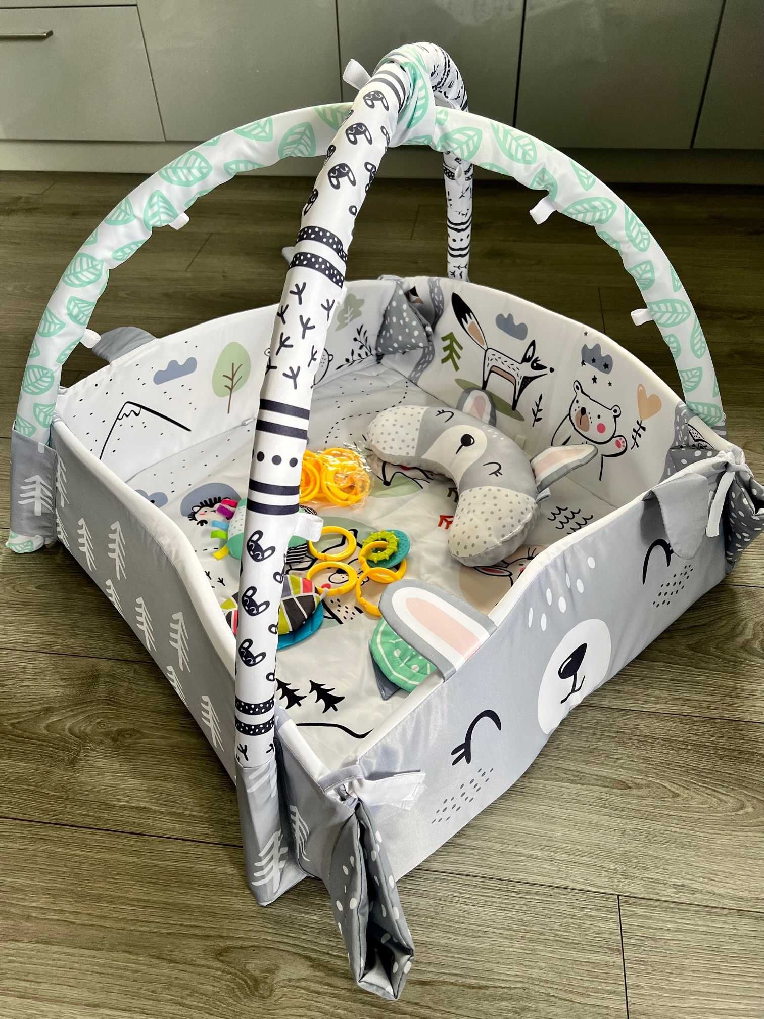 Mata interaktywna edukacyjna 110 x 100 cm Ricokids