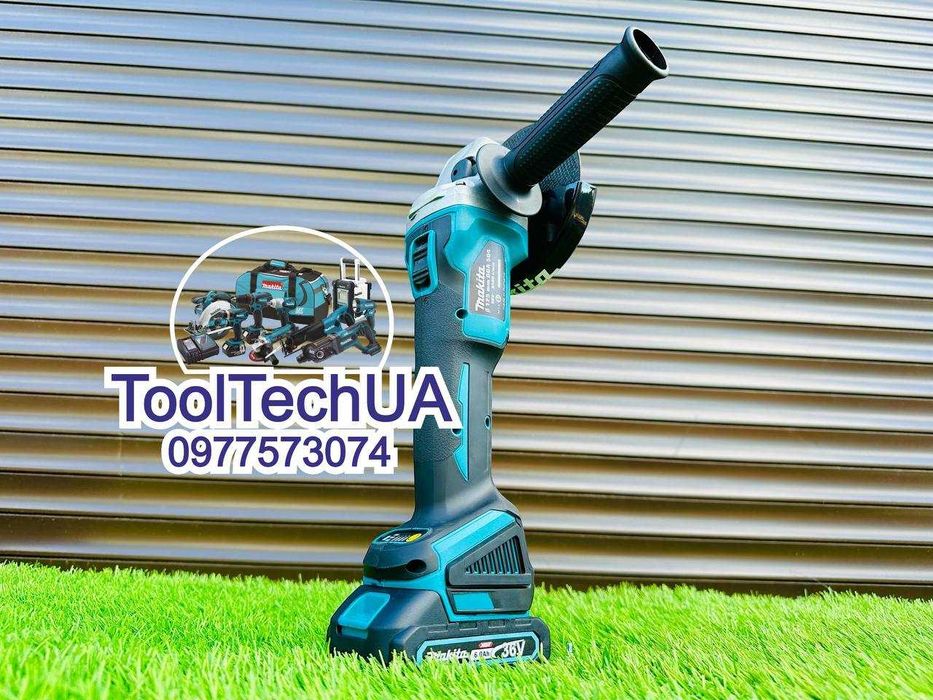 Кутова Шліфувальна Mашина Болгарка Makita DGA 504 XGT УШМ (36V-6A) 2шт