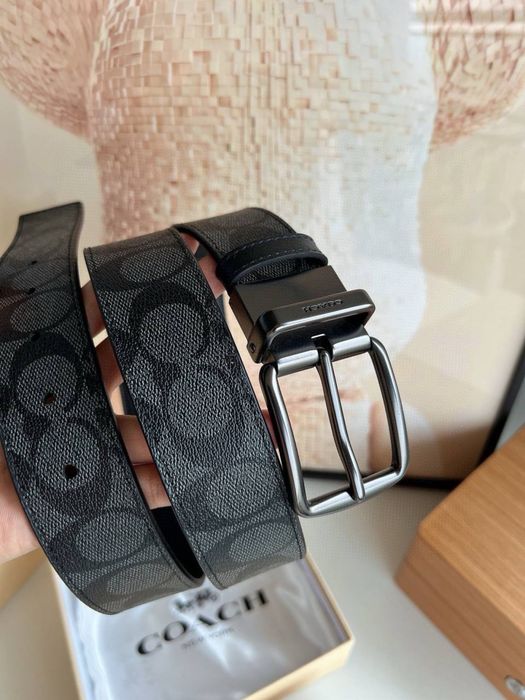 Чоловічий ремінь coach мужской ремень коач купить подарок мужу