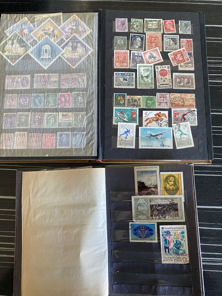 Dwa klasery znaczków pocztowych PRL i wiele więcej
