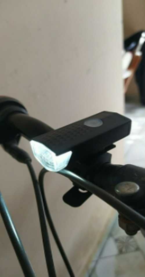 Велосипедный  фонарь с USB светодиодный. (Перезаряжаемый)