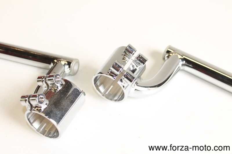 Kierownica MOTO GUZZI V7 II III Clip-Ons Chrom Nowa! 2S000176 OEM.