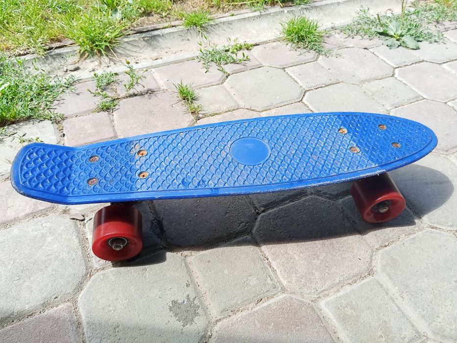 Deskorolka fiszka niebieska