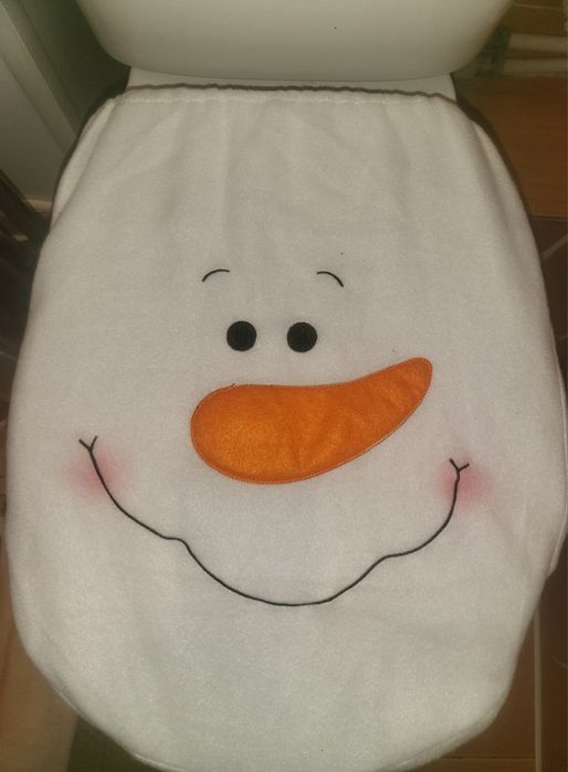 Новогодний чехол на крышку