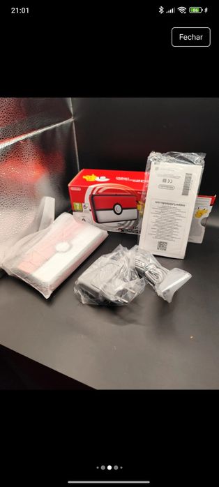 Nintendo 2DS XL Pokeball Limited Edition Nova na Caixa