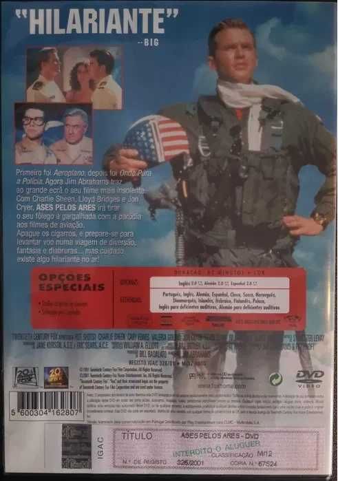 DVD "Ases Pelos Ares"