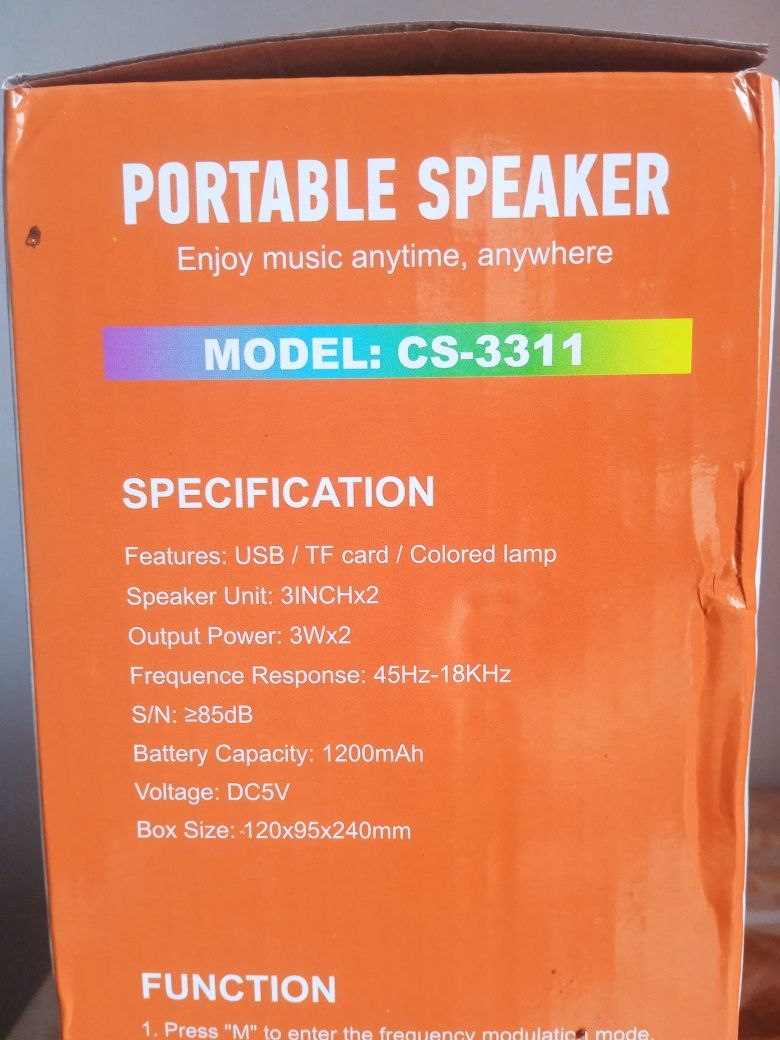Głośnik Bluetooth
