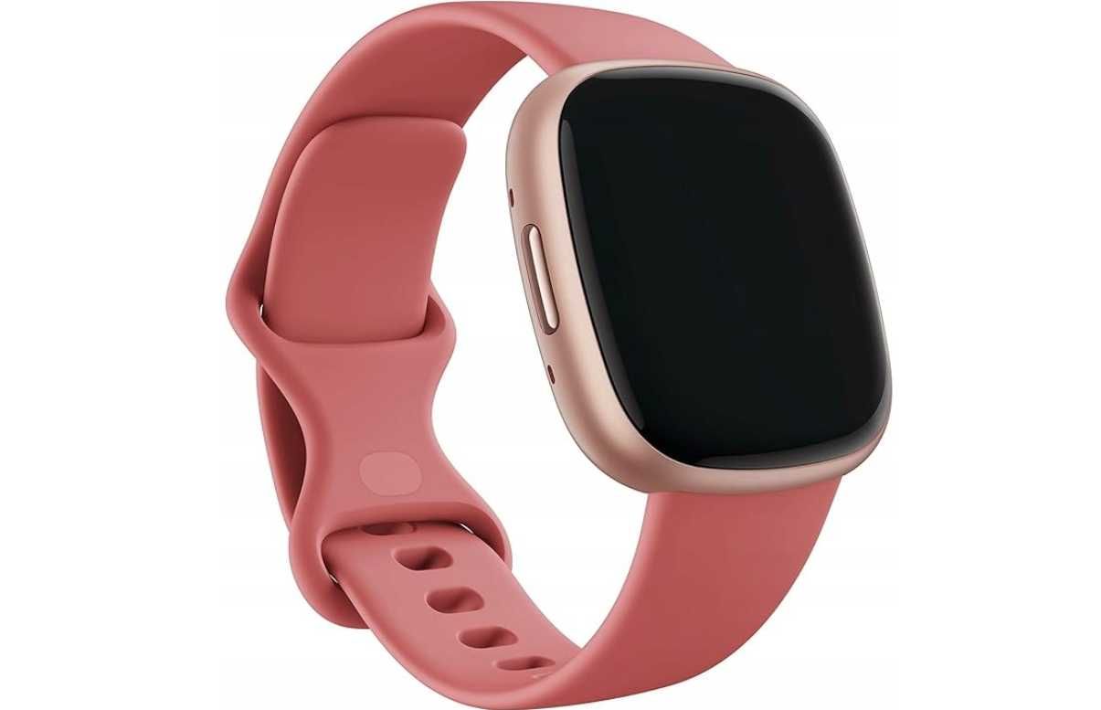 Fitbit Versa 4 Rose Gold – Smartwatch Premium z GPS, Google Pay / Maps