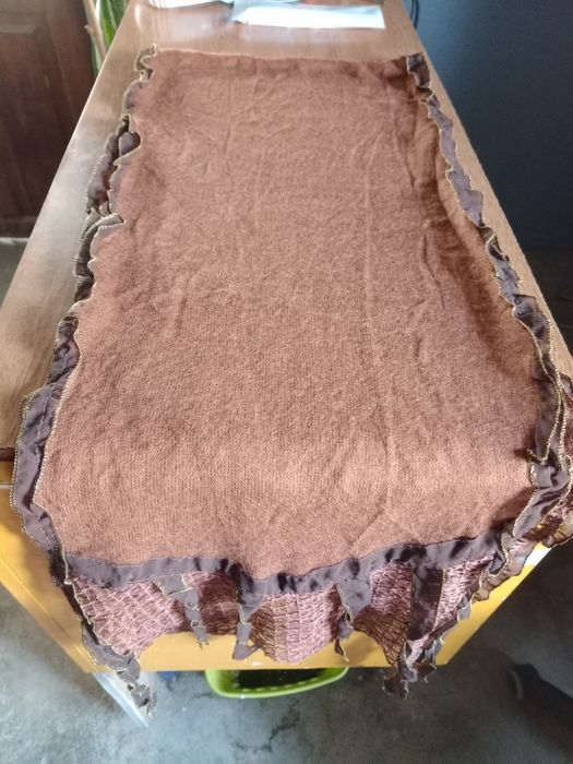 Cachecol com franjas