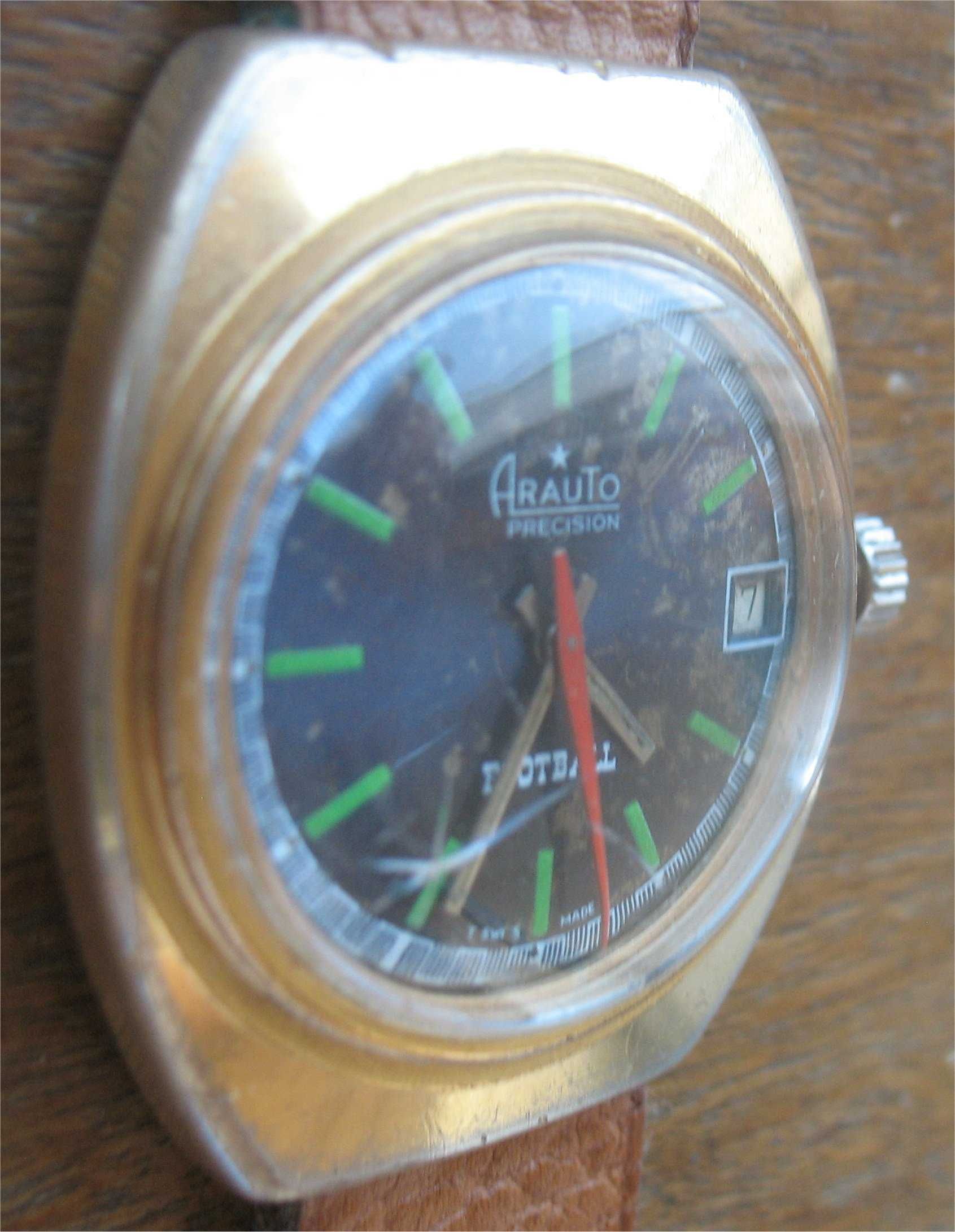 Relógio de Corda Vintage - Arauto - Precision - Football - Swiss Made
