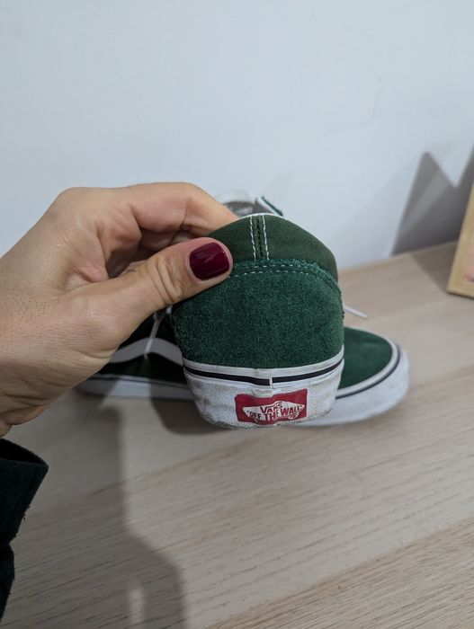 Sapatilhas Vans originais cor verde tamanho 43