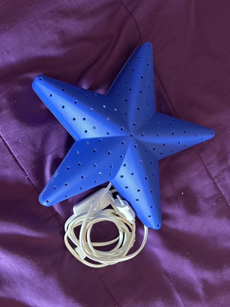 Candeeiro em formato estrela ikea