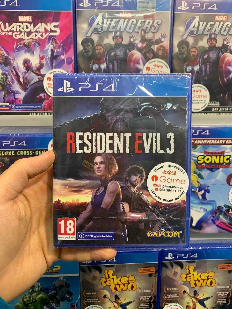 Resident Evil 3, Резидент Ps4, Ps5 igame