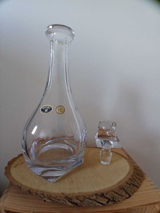 Garrafa / decanter Cristal Bohemia NOVA