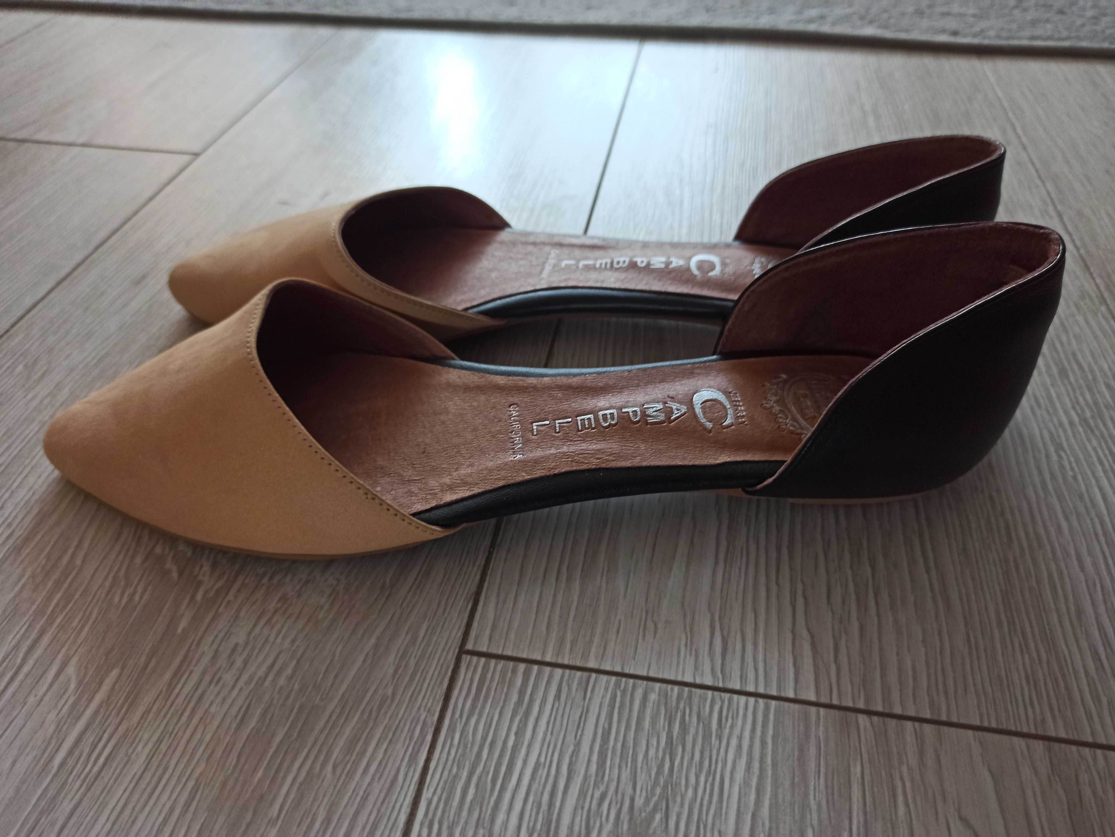 Jeffrey Campbell damskie buty letnie sandały skórzane rozmiar 39 US 8