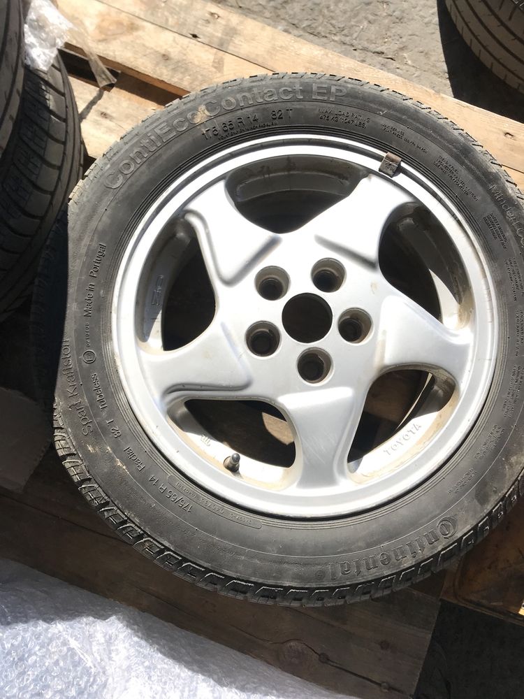 Диски з літньою резиною OZ toyota r14 5*100