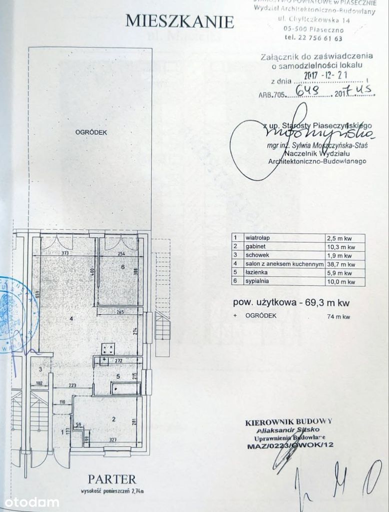 3-pokojowe mieszkanie z ogrodem – 70 m² + ogródek 74 m² | Segment |
